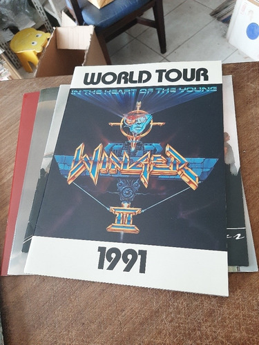 1991 Winger In The Heart Of The Young Tour Book