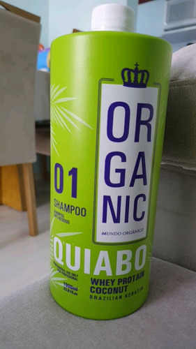 Shampoo Anti Residuo Quiabo Organic 1 Litro