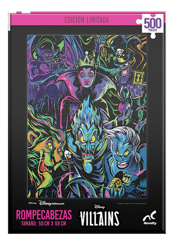 Rompecabezas 500pz Villains Mod. Jca-2849 Marca Novelty®