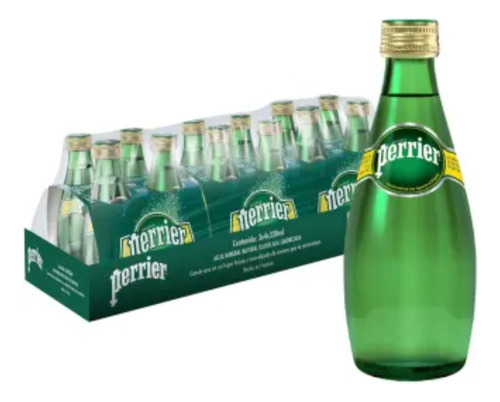 Agua Mineral Perrier 12 Pzas De 330 Ml C/u