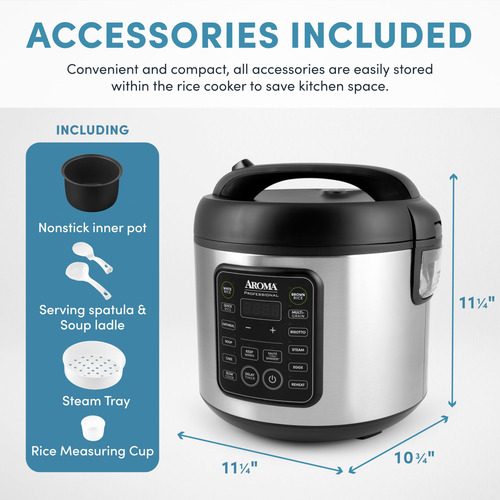 Hervidor De Arroz Y Cereales Aroma Housewares Arc-5200sb 202