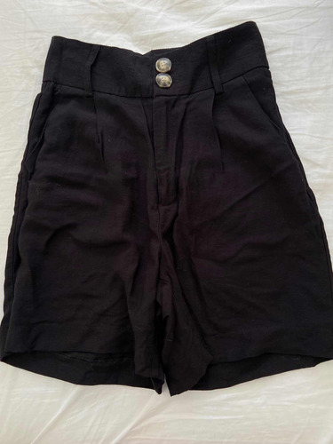 Short De Lino Stradivarius Talle S - 24. Nuevo Sin Uso