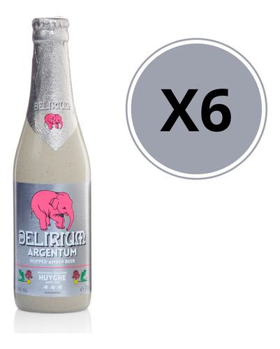 Cerveza Delirium Argentum X6 - mL a $454