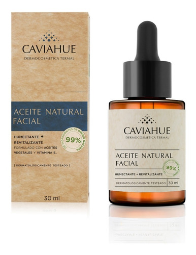 Caviahue Aceite Natural Facial Humectante Revitaliza 30ml Momento de aplicación Día/Noche Tipo de piel Seca