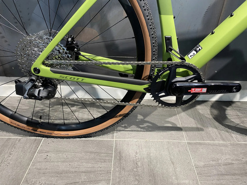 Bicicleta Scott Addict Gravel 30 Sram Rival Disco Syncros Color Verde Oscuro Tamaño Del Cuadro M
