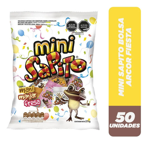Mini Sapito, Sabores Surtidos - Especial Cumpleaños (50 Uni)