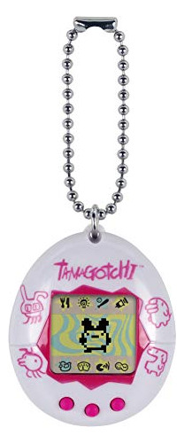 Tamagotchi Electronic Game, Blanco/rosa