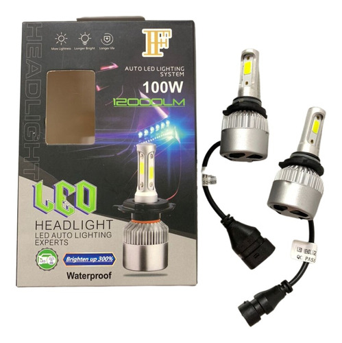 Bombillo Led 9006 Marca Leo Dos Caras 12000lm 100w 9-30v 