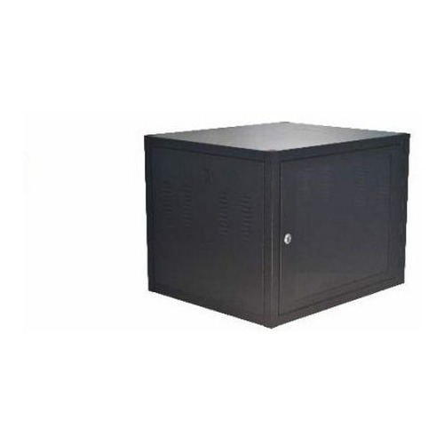 Mini Rack Parede 19'' 9u X 370mm Porta Aço/acrílico E Chave