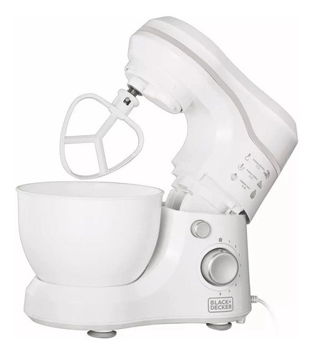 Batedeira Planetária Black+decker Branca 400w Plan1000b 220v