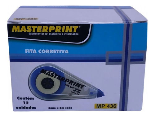 Kit Fita Corretiva Masterprint Caixa Com 24 Unidades 