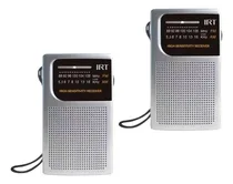 Comprar Pack 2 Radios Mini Irt A Pilas De Bolsillo Fm\u002Fam Portatil 