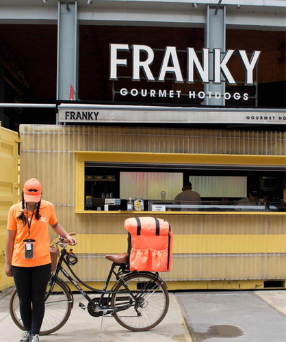 Food Truck Para Comida Rápida Contenedor Reciclado