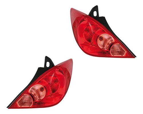 Par Juego Calaveras Nissan Tiida 2007 - 2013 5 Ptas Depo Qwe