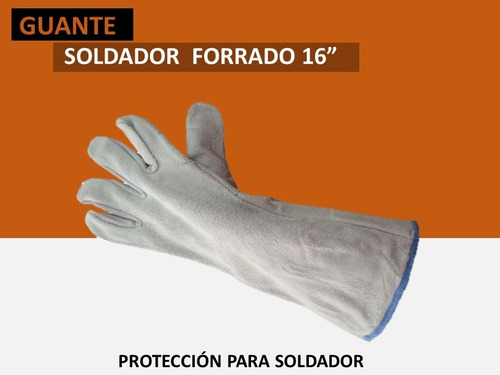 Guante De Carnaza Soldador Matachispa 16 