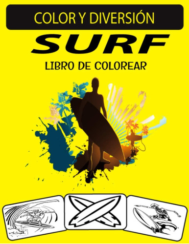 Libro: Surf Libro De Colorear: Edición Fantástica Y Ampliada