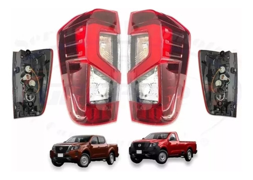 Calaveras Traseras Led Nissan Np300 Frontier 2018 2019 2023