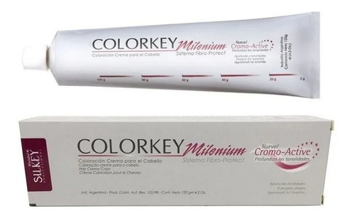 Tintura Silkey Milenium Colorkey 120 Grs C/u X 3 Cajas