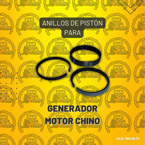 Anillos De Pistón Para Generador Motor Chino