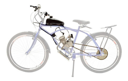 Imagem 9 de 10 de Super Motor 80cc Kit Para Bicicleta Motorizada Bike 2 Tempos