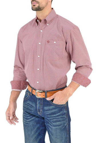 Imagen 3 de 6 de Camisa Vaquera Wrangler Hombre Western M 724