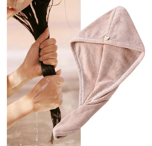 Gorro De Secado De Cabello Para Mujer, Gorro De Baño Con