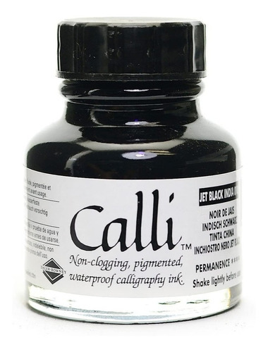 Tinta Acrílica Caligrafía Calli Ink Daler 29ml Escoge Color Color Negro