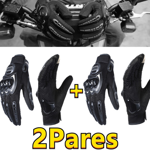 2 Pares Guantes Antideslizantes De Moto