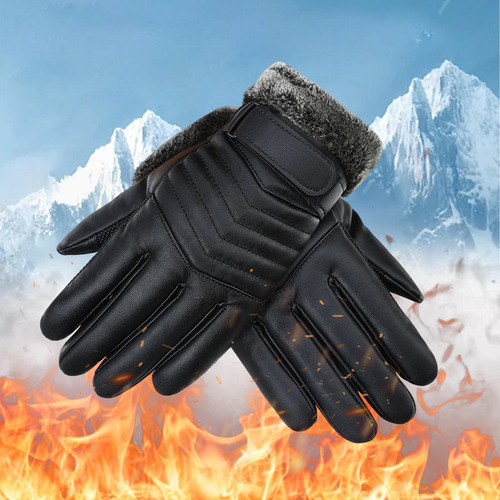 Guantes De Invierno Guantes Térmicos Suaves Raya De Felpa