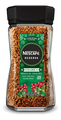 Café Nescafé Reserva Verarica 100% Puro Soluble 180 Gramos