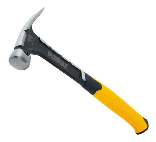 Martillo De Uña Dewalt Acero De 1 Sola Pieza 16oz Dwht51048