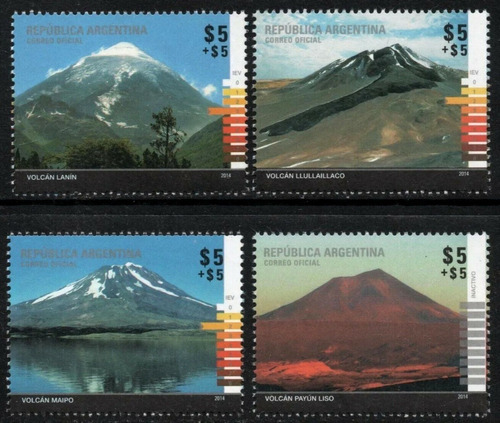 2014 Paisajes- Volcanes- Argentina Mnh