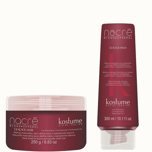 Kit Kostume Nacre Blond Apparel Máscara E Balm