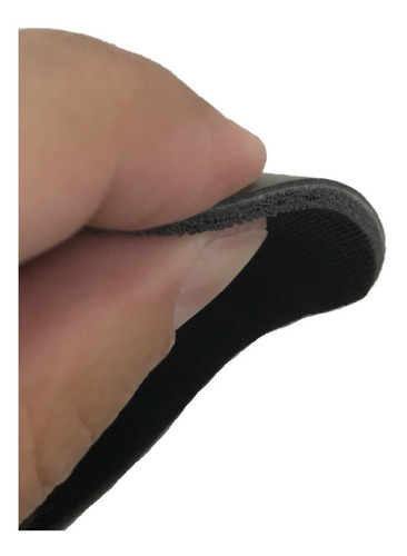 Imagen 4 de 5 de Colchoneta Caucho Tecnotips Mat Yoga Pilates Ejercicios Color Negro