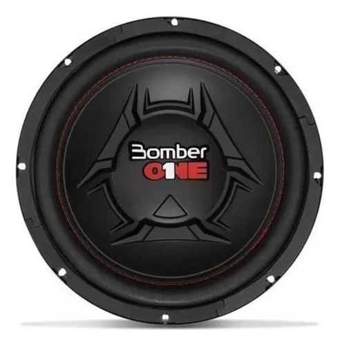 Alto Falante Subwoofer Bomber One 12 Pol 200w Rms 4 Ohms Cor Preto