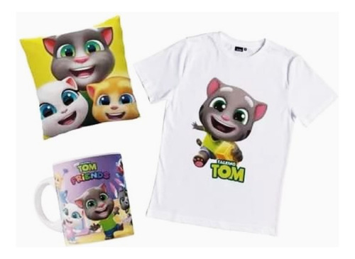 Camisetas Personalizadas Talking Tom Combo