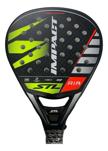 Paleta Padel Steel Custom Kaos Air Impact Black Air 2019