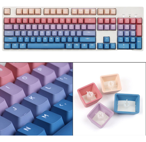 104key Gaming Teclado Mecánico Keycaps Pbt Keycaps