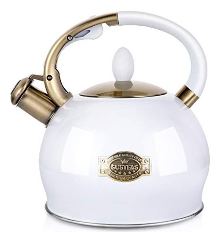 Susteas Top Whistling Tea Kettle-surgical Acero 3tkhc