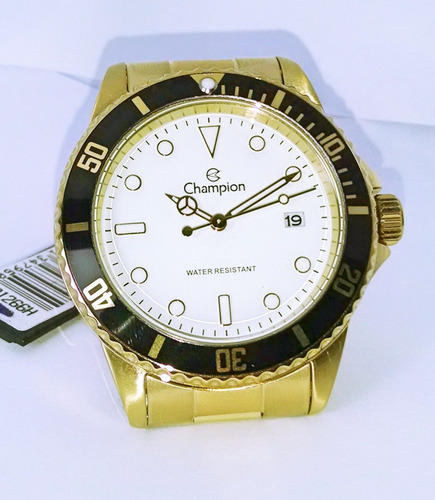 Relogio Masculino Champion Dourado De Vitrine Ca31266h