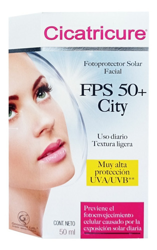 Cicatricure Fotoprotector Solar 50fps + City 50 Ml