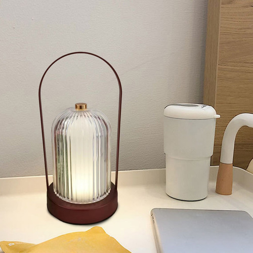 Lámpara De Mesa Led Portátil Recargable O Night Light Thr
