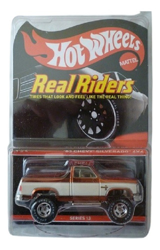 Hot Wheels 83 Silverado 4x4  Real Riders - J P Cars