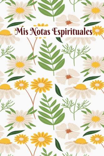 Mis Notas Espirituales: Hermoso Cuaderno Mediano R P