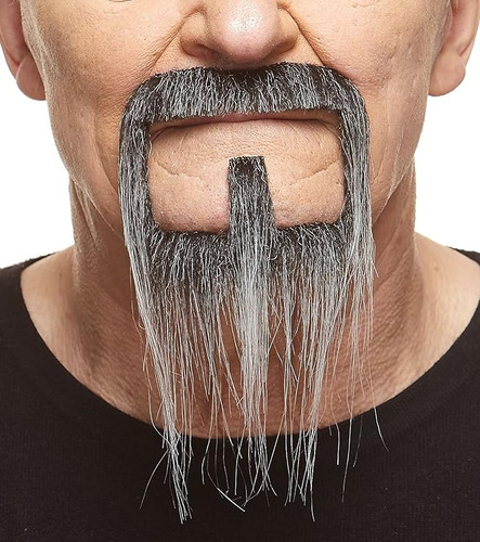 Bigotes Autoadhesivos Novedad Van Dyke Barba Falsa Pelo Faci