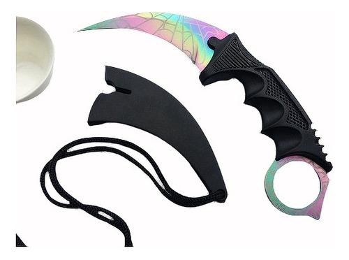 Nuevo Juego De Cuchilla Fija Coloreada Csgo Karambit Cuchill