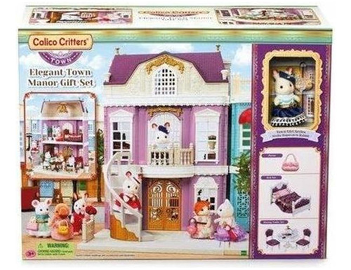 Juego De Regalo Calico Critters Elegant Town Manor.