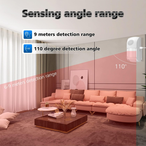Sensor De Movimiento Inteligente Inalámbrico, 4 Modos, Alarm