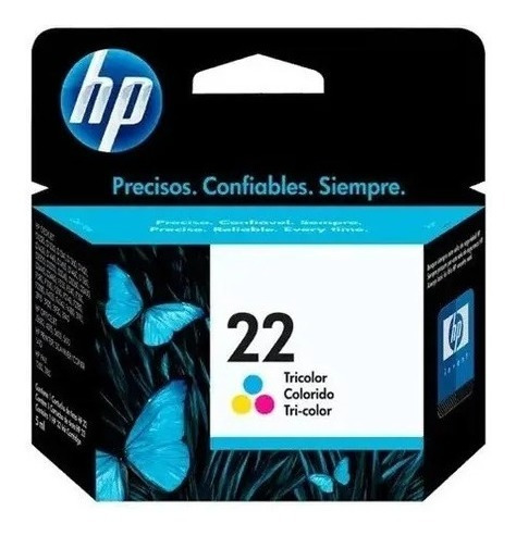 Cartucho Hp 22 Tricolor Lar Inkjet C9352al 