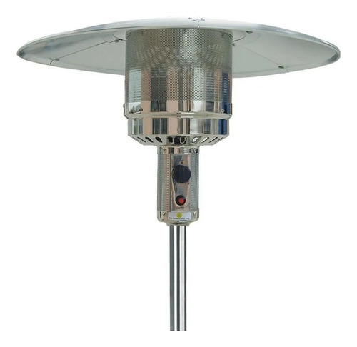 Calefactor Estufa Exterior Patio A Gas Tipo Hongo Ruedas